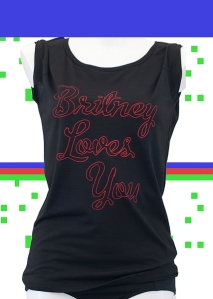 Britney Loves You women's tee